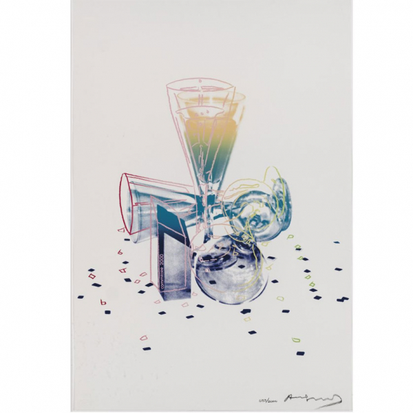 Andy Warhol.   "Committee 2000 (1982)". Serigrafia sobre Lenox Museum Board. Firmada y numerada