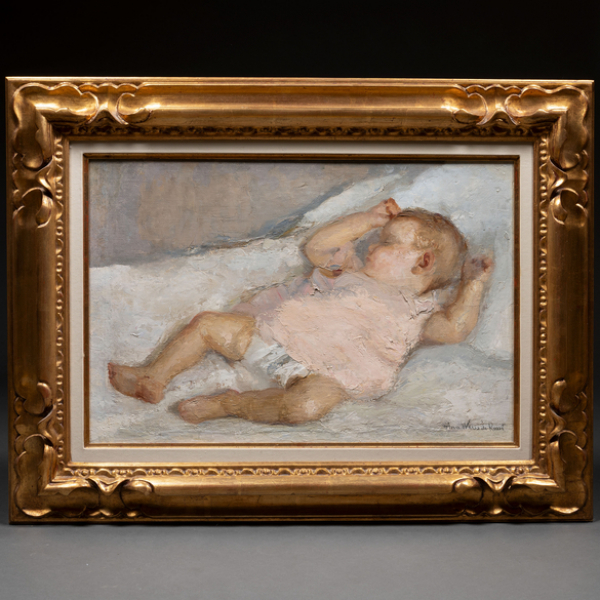 &quot;Niño Durmiendo&quot;  ANA WEISS DE ROSSI (Buenos Aires, 1892- California, 1953)