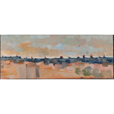 Jos&eacute; Sal&iacute;s Camino (Santo&ntilde;a, 1863 - Ir&uacute;n, 1927) "Paisaje"