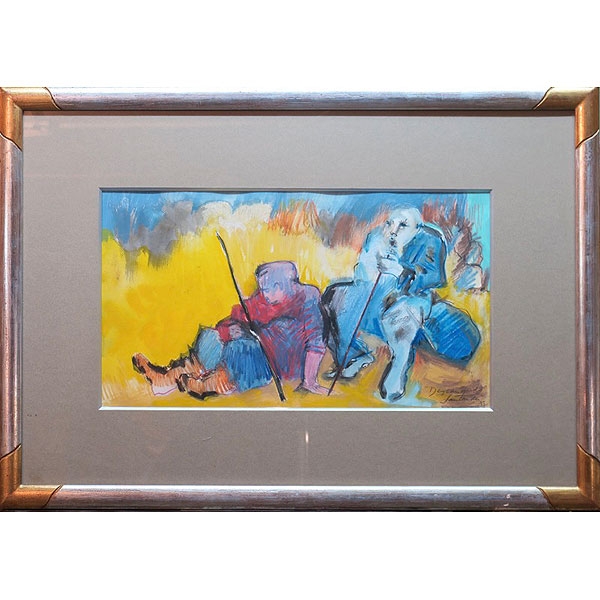 Cristina Santander (Buenos Aires, Argentina, 1942)  "Descansando" 