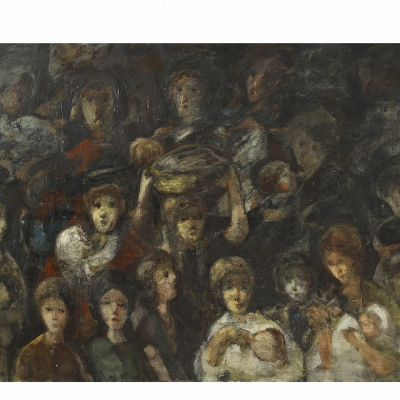Francisco Mir Belenguer (1934-2023) "Mucha gente", 1974.
