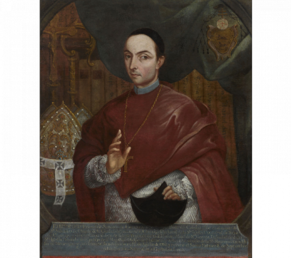 MIGUEL CABRERA Retrato de Don Francisco Antonio de Lorenzana y Buitrón 1767