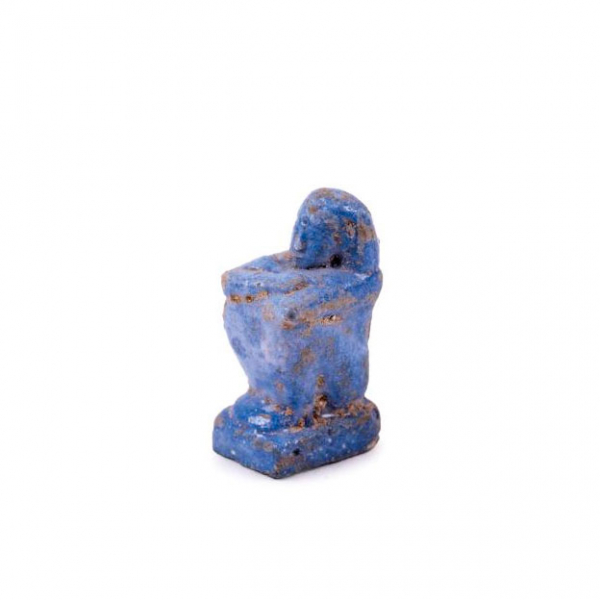 Amuleto en forma de estatua cubo. Antiguo Egipto Baja &Eacute;poca, 664 - 323 a. C.