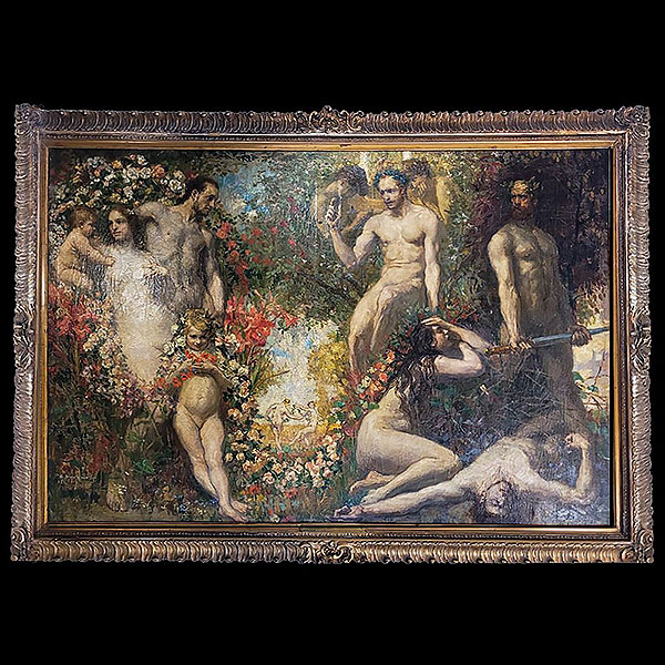 Philippe Swyncop - La paz y las artes valen más que la brutal gloria de las armas (1903)