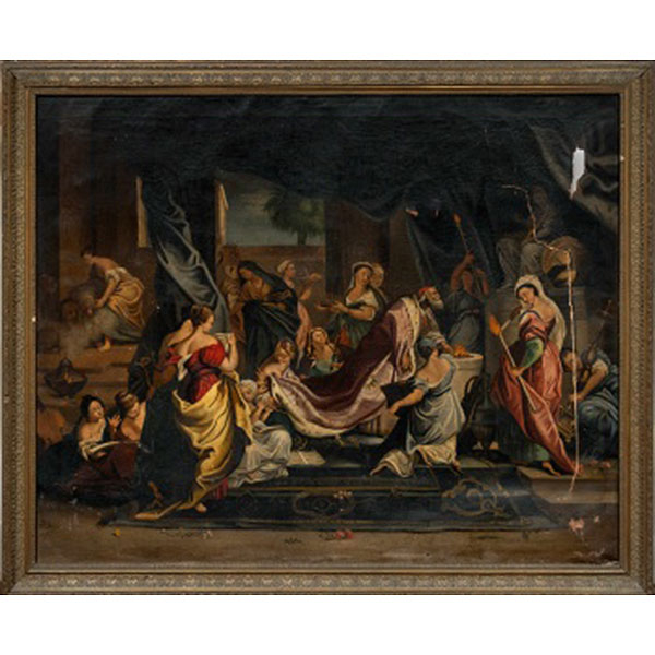 ESCUELA EUROPEA  (S. XIX) "Escena religiosa"