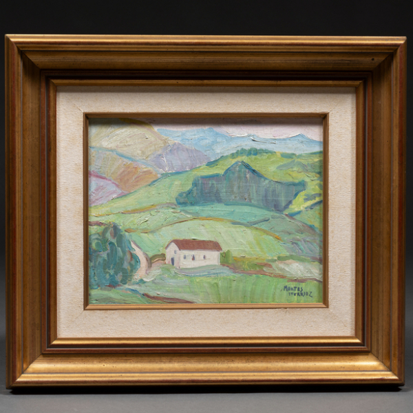 &quot;Paisaje de yanci&quot; GASPAR MONTES ITURRIOZ (Irún, 1901-1998)