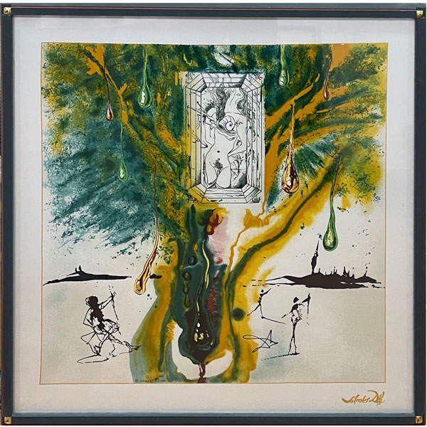 Salvador Dalí: "The Emerald Table" 32/2000