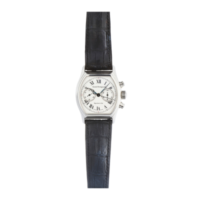 GIRARD PERREGAUX «Richeville». Reloj de pulsera unisex, c.1996. Caja tipo barril en acero y correa original en piel. Ref-Nº2710/A2733.