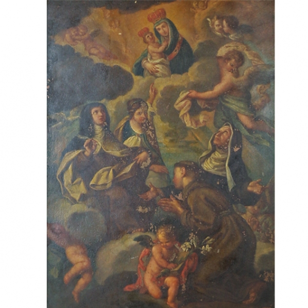 ESCUELA ANDALUZA, CIRCA 1800. Asunci&oacute;n de la Virgen