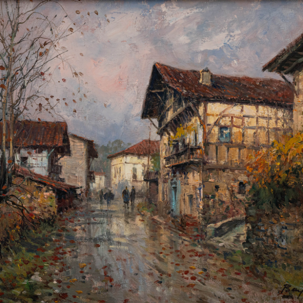 "Vista de Ceberio" Autor&iacute;a: JUAN BAYON SALA "BAY SALA"  