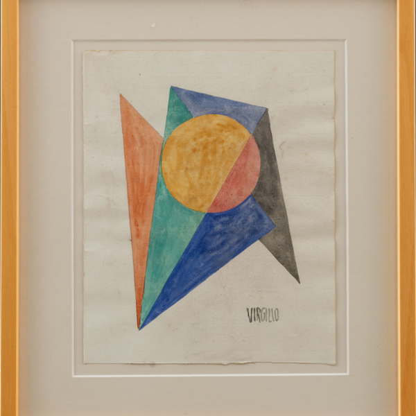 "Composición" VIRGILIO VALMAJÓ (Olot, 1914 - Tolouse, 1947)