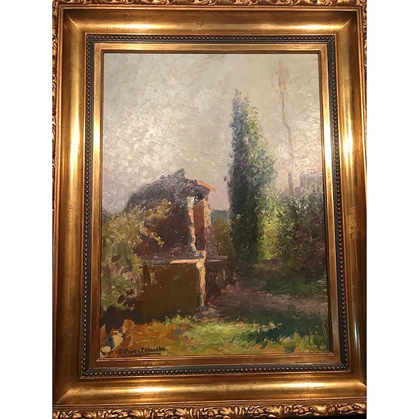 Puig y Perucho (Barcelona, 1884 - Barcelona, 1977) "Paisaje"