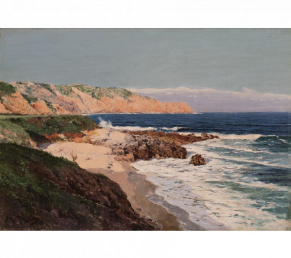 JUAN MARTÍNEZ ABADES (Gijón, 1862-Madrid, 1920)  Marina 