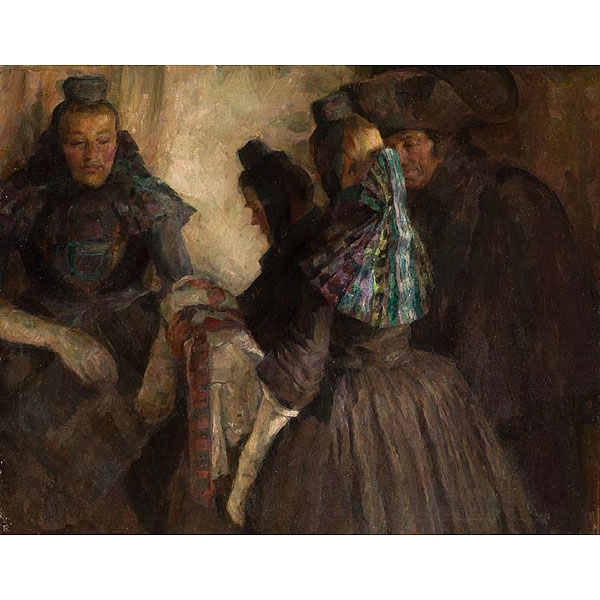 Walter Waentig. (1881 - 1962)  &quot;El recién nacido&quot;. 