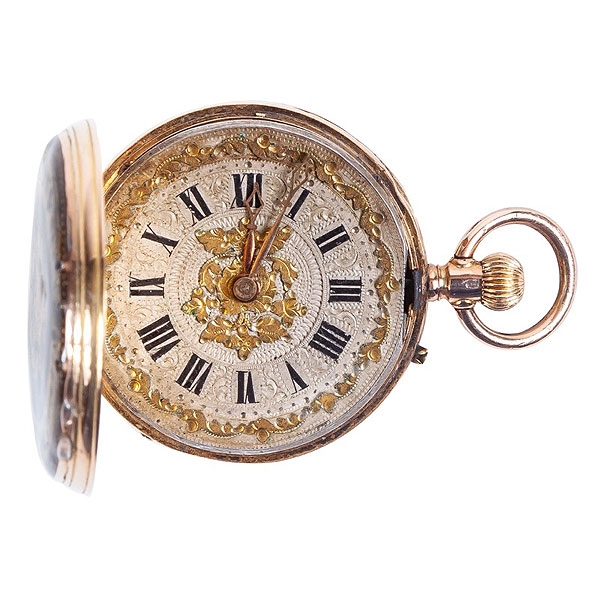 Reloj de bolsillo suizo Dubois & Co Genève en oro