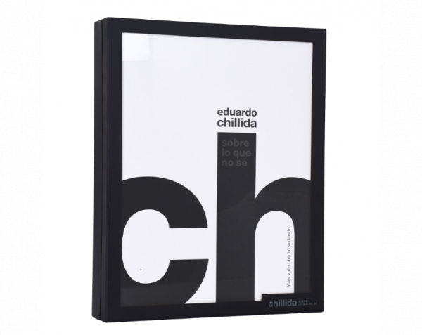 Eduardo Chillida Juantegui (San Sebasti&aacute;n, 1924-2002).  Sobre lo que no s&eacute;.  Conjunto de tres libros en pliegos sueltos