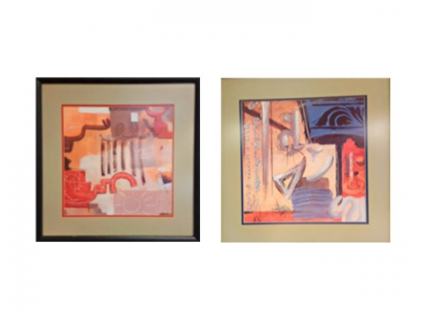 Poster enmarcado 2 piezas 