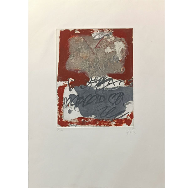Antoni Tàpies: "La Clau del Foc 4" IX/XXV