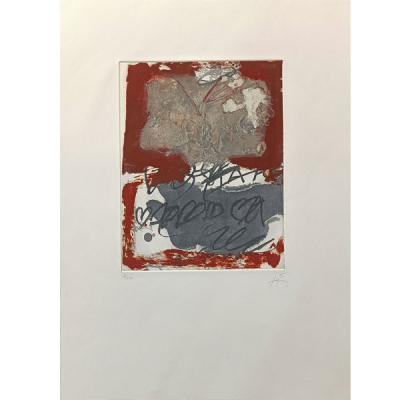 Antoni Tàpies: &quot;La Clau del Foc 4&quot; IX/XXV