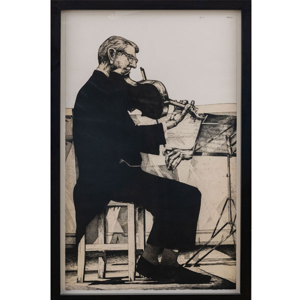 "Cuarteto de cuerda nº 4 de Mendelssohn I"  ANDRÉS NAGEL (San Sebastián, 1947)