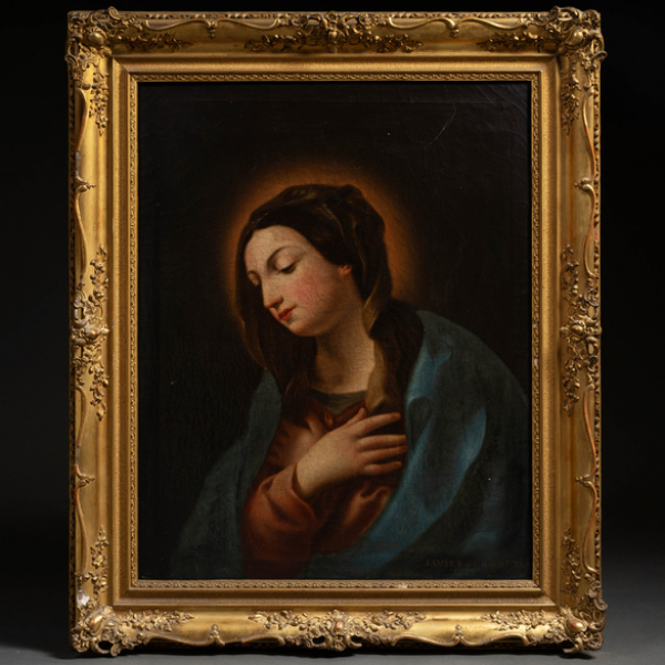 "Virgen"    JAVIER DE URRUTIA (Cádiz, 1804-1869)