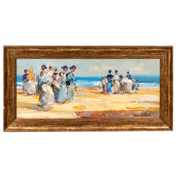 MANUEL  PARDO  (1955) "Mujeres en la playa"