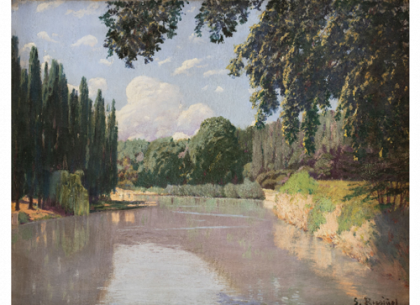 SANTIAGO RUSIÑOL Y PRATS (Barcelona, 1861-Aranjuez, Madrid, 1931) El Tajo, I
