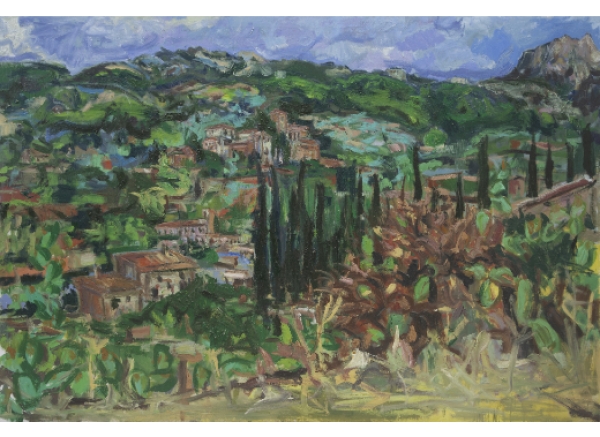 MIGUEL &Aacute;NGEL CAMPANO (Madrid, 1948 - Cercedilla, 2018)  Alquer&iacute;a, 1987. 