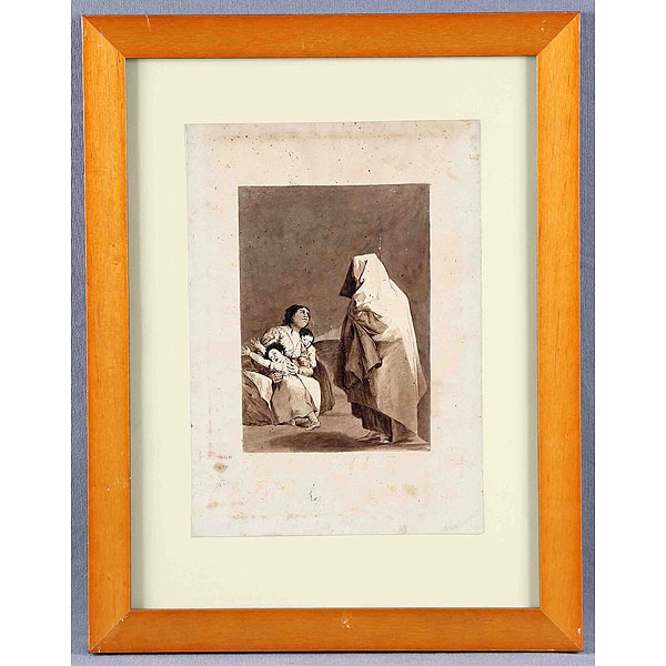 SEGUIDOR DE GOYA. "Copia de los Caprichos"