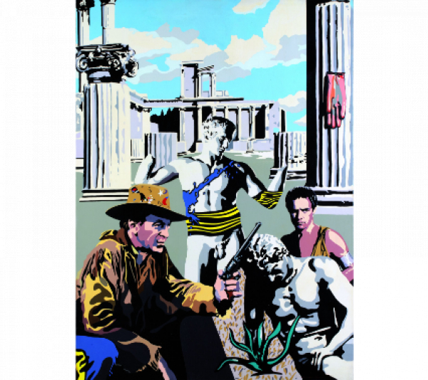 EQUIPO CRÓNICA (act.1964 - 1981)  Los clásicos.   Acrílico sobre lienzo. 