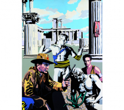 EQUIPO CRÓNICA (act.1964 - 1981)  Los clásicos.   Acrílico sobre lienzo. 