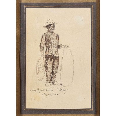 Felix Resurrecci&oacute;n Hidalgo Dibujo