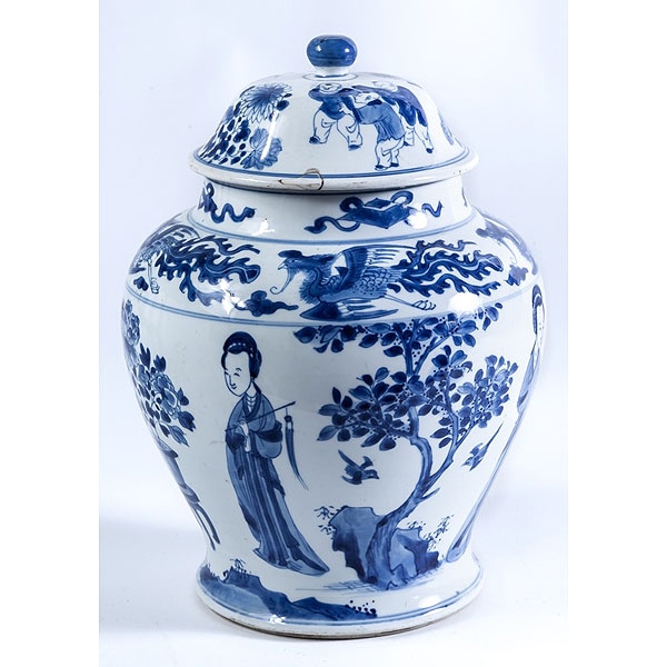 Jarrón de porcelana china