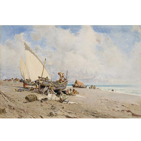 Baldomero Galofre. La playa