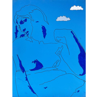 TANO FESTA (Roma 1938 - 1988) - Sin título (Da Michelangelo) (1978).    Acrílico sobre lienzo.