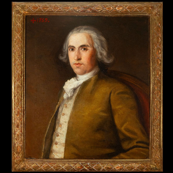 Retrato de Noble Caballero a Medio Cuerpo - Escuela Goyesca del siglo XIX.