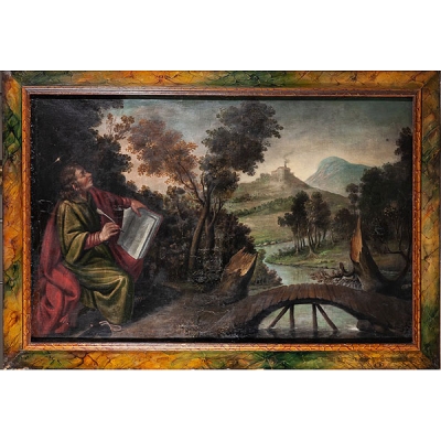 Escuela espa&ntilde;ola S.XVII "San Juan Evangelista"