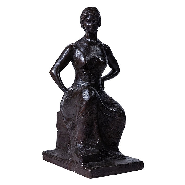 Sebastián Miranda (Oviedo, 1885 - Madrid, 1975)  "Mujer sentada" 