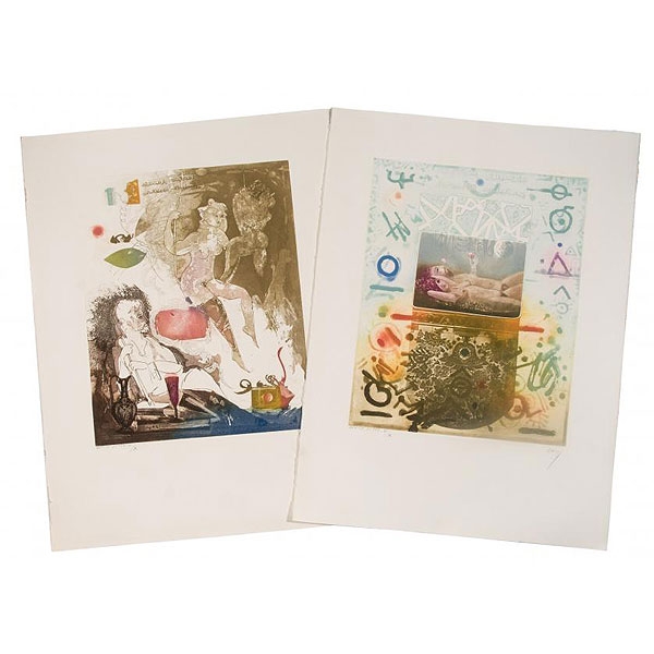 Rubaiyat. 15 aguafuertes de Nasser Ovissi.  JAYYAM, Omar.- "RUBAIYAT. Paraiso en la Tierra"