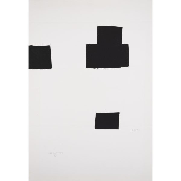 Eduardo Chillida Juantegui (San Sebasti&aacute;n, 1924-2002)  Sin t&iacute;tulo.  Litograf&iacute;a  
