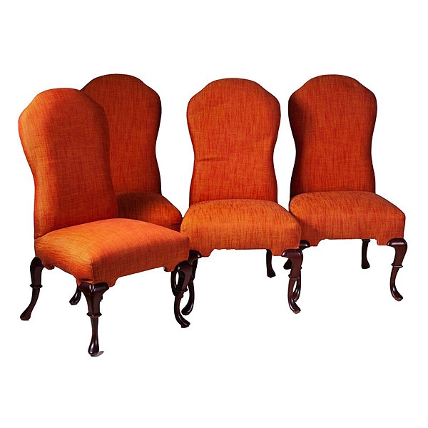 Ocho sillas inglesas estilo Jorge II