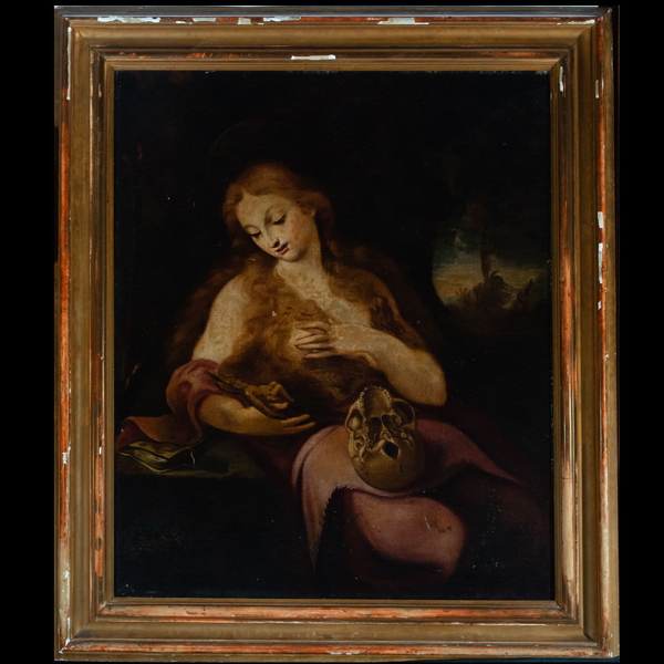 Magdalena Penitente, escuela cordobesa del siglo XVIII, círculo de Juan Antonio Frías Escalante.