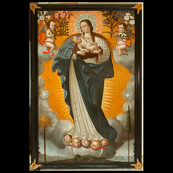 Escuela Quiteña del siglo XVIII - Inmaculada Concepción.