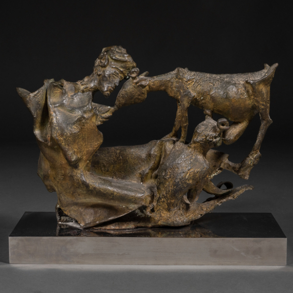 "Amamantando a un sátiro" OSCAR ESTRUGA ANDREU (Villanueva y Geltru, 1933)