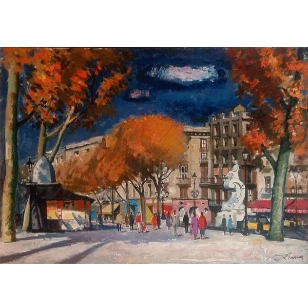 Frederic Lloveras: "Ramblas"