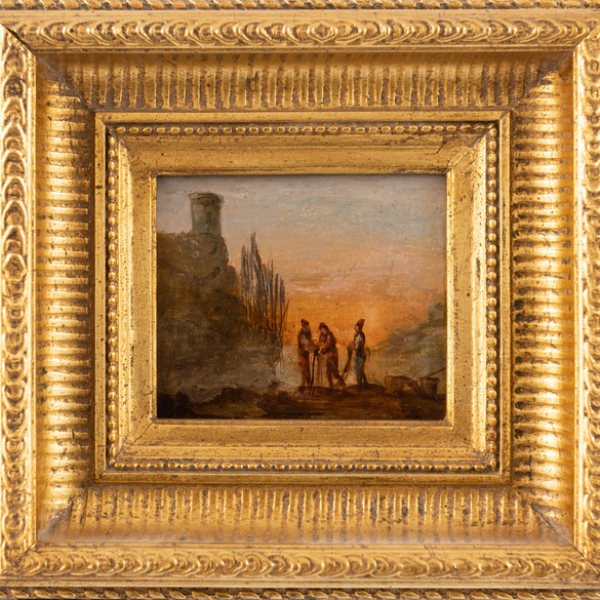 "Pescadores" ESCUELA FRANCESA SIGLO XIX