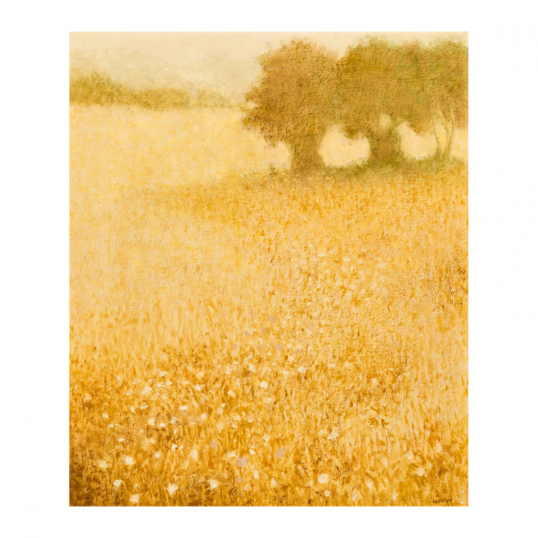 John Ulbricht (Cuba, 1926-Galilea, Mallorca, 2006) Paisaje con flores. 