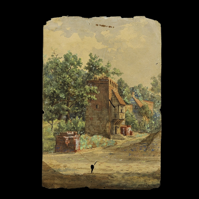 Winslow Hommer (1836-1910) "Paisaje rural", 1887