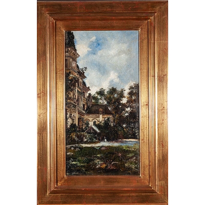 Jos&eacute; Montenegro y Capell (C&aacute;diz, 1853 - Jer&eacute;z, 1929) "Entrada a un palacete"