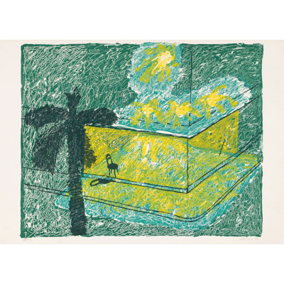 IGOR  GABOR   (Hungr&iacute;a 1937 - 2007)  "Arquitectura "  Firmado: Gabor 89  Serigraf&iacute;a / Papel